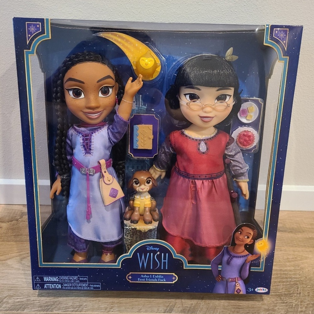 Disney Asha & Dahlia  friends Dolls set